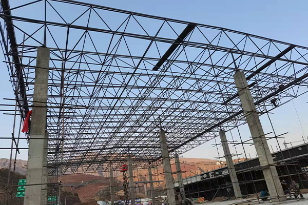 奉化钢结构网架图片
