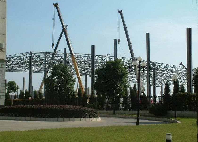 奉化加油站罩棚网架