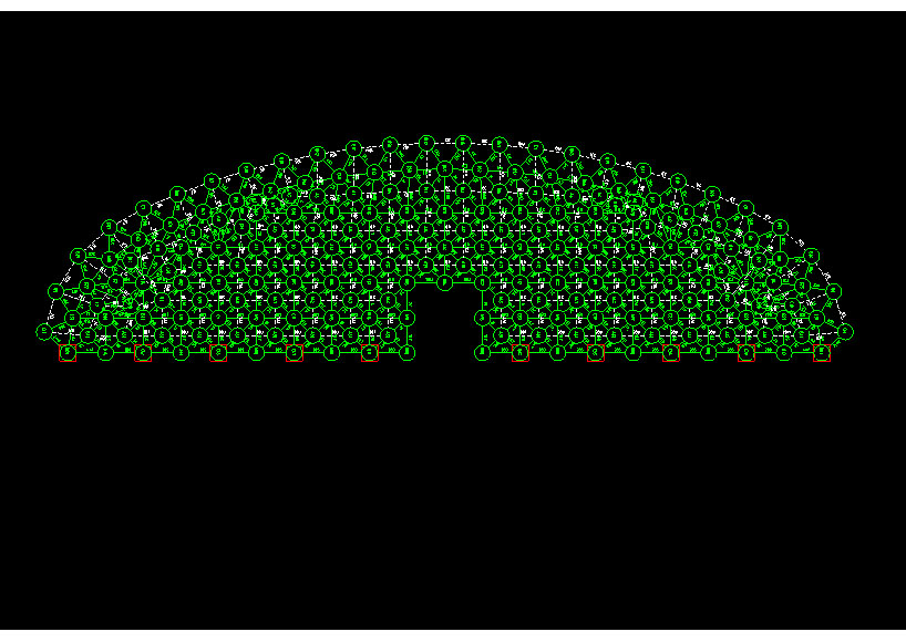 奉化锡林浩特91跨，1000米长干煤棚网架设计