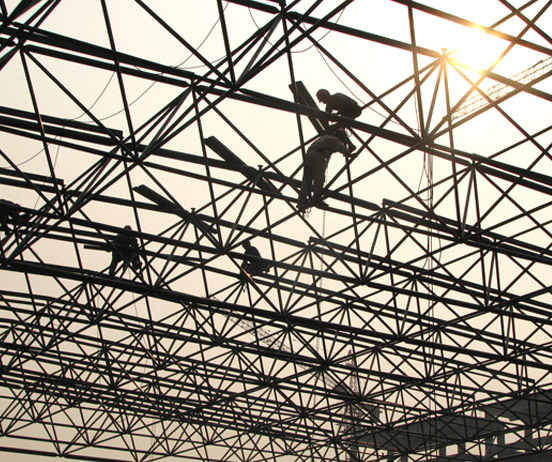 奉化厂房网架安装