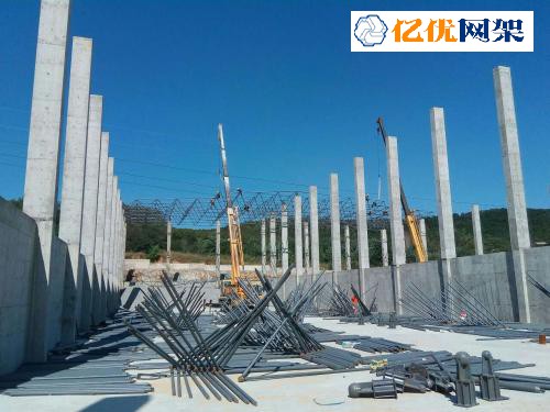 奉化料棚网架设计